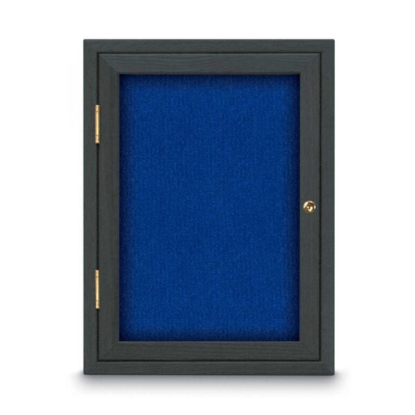 Sliding Door Indoor Enclosed Corkboard, 7